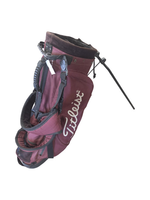 Vist Large View of Product Image Which is Used Titleist STAND BAG Mens Stand Bag Maroon