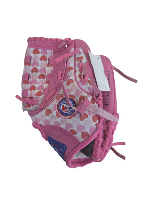 Vist Large View of Product Image Which is Used LITTLE LEAGUE TEE BALL GLOVE BB/SB Glove RH Throw Pink 9 1/2"