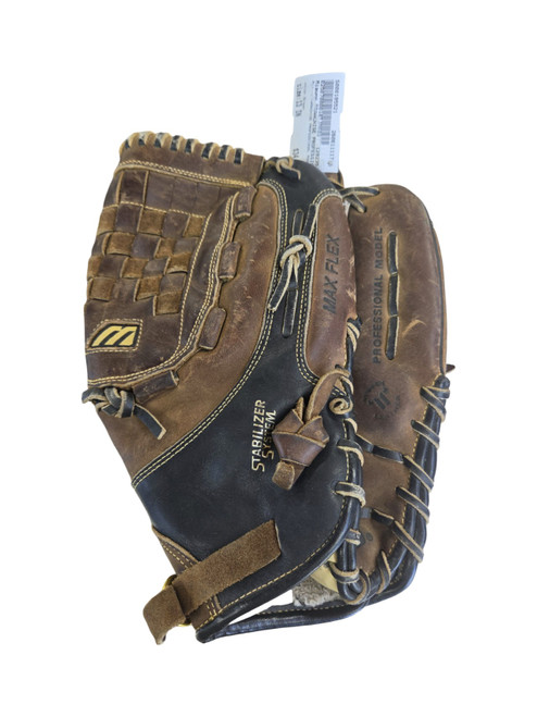 Vist Large View of Product Image Which is Used Mizuno FRANCHISE PROFESSIONAL MODEL BB/SB Glove RH Throw Brown 13"
