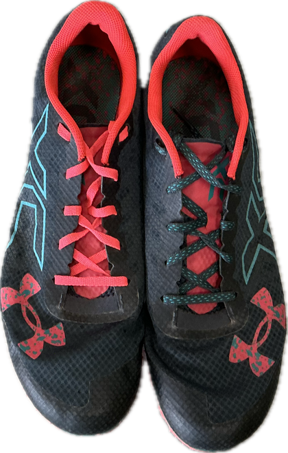 Vist Large View of Product Image Which is Used Under Armour BRIGADE XC Track & Field Cleats Adult Grey Senior 11.5