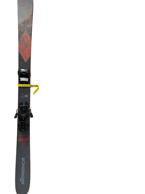 Vist Large View of Product Image Which is Used Nordica ENFORCER 94 Black And Red 172 cm Snow Skis w/ Elan Attack 14 MN Bindings