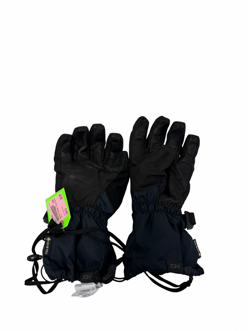 Vist Large View of Product Image Which is Used Dakine Leather Titan Gore-Tex Mens Snow Gloves Navy Blue LG (9)