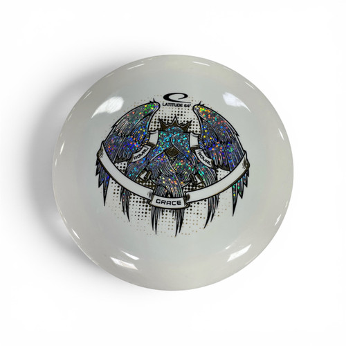 Vist Large View of Product Image Which is Used Latitude 64 GRACE Disc Golf Driver White