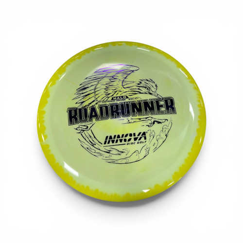 Vist Large View of Product Image Which is Used Innova ROADRUNNER Disc Golf Driver Yellow