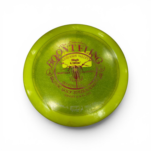 Vist Large View of Product Image Which is Used BOON FLING Disc Golf Driver Yellow