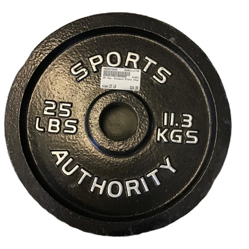 Vist Large View of Product Image Which is Used Olympic Plate (Each) 25 lb