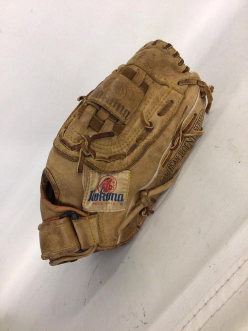 Vist Large View of Product Image Which is Used Nokona NOKONA HMG-600-CW BB/SB Glove RH Throw Brown 12"