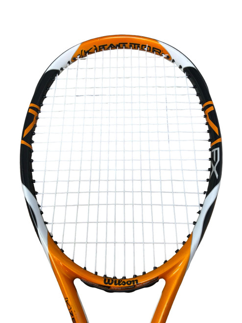 Vist Large View of Product Image Which is Used Wilson K ZEN TEAM FX Adult Tennis Racquet Grey 4 3/8"