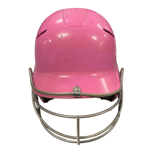 Vist Large View of Product Image Which is Used Easton HELMET W/ MASK Batting Helmet w/Mask Pink One Size