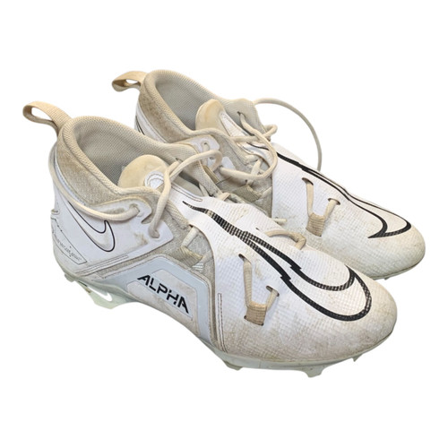 Vist Large View of Product Image Which is Used Nike Adult FB Cleats White Senior 9