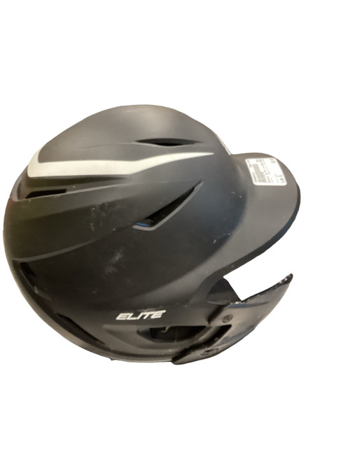 Vist Large View of Product Image Which is Used Easton ELITE X W/JAW GUARD Batting Helmet No Mask Black XL