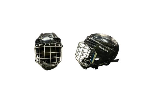 Vist Large View of Product Image Which is Used Bauer BHH3800 Helmet Cage Combo Black MD