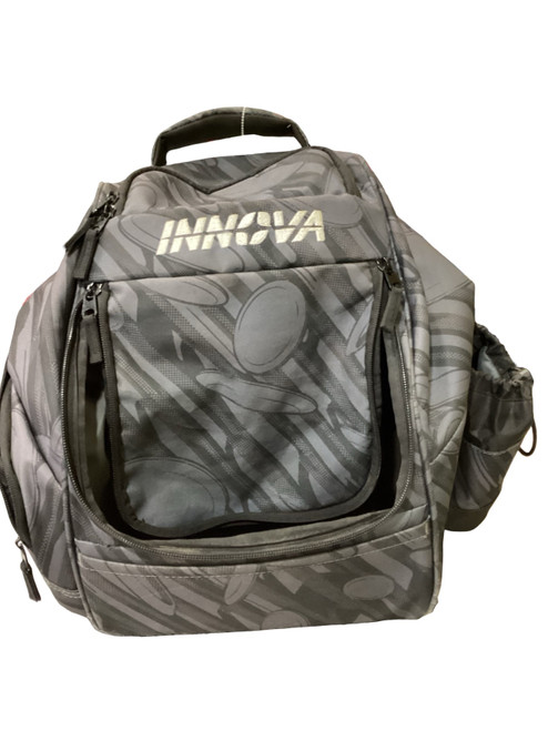 Vist Large View of Product Image Which is Used Innova Disc Golf Backpack Grey