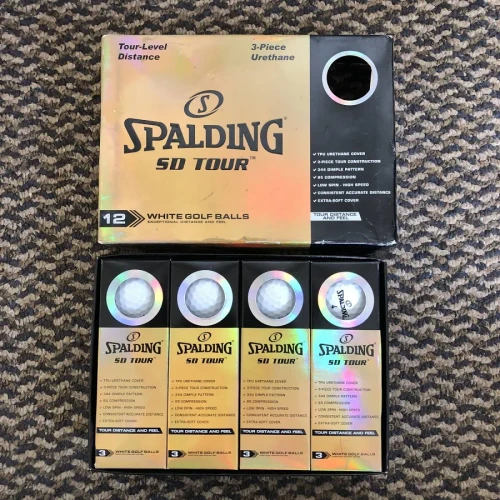Vist Large View of Product Image Which is Used Spalding 50 TOUR 12 Pack - Golf Balls