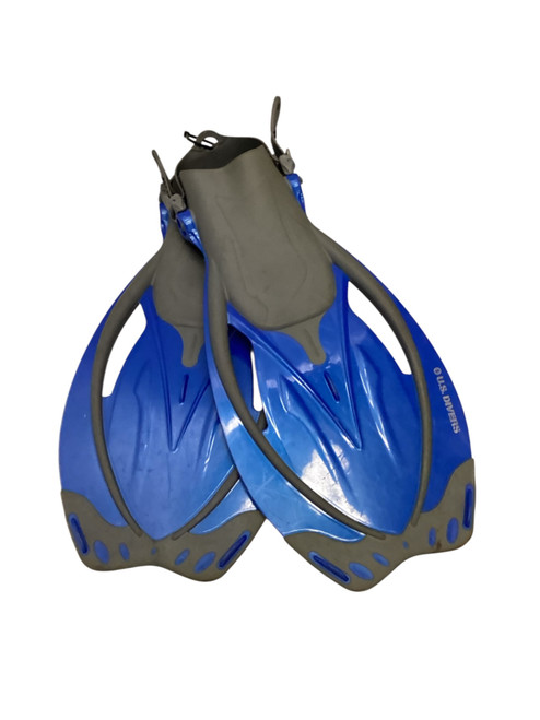 Vist Large View of Product Image Which is Used US Divers Underwater Fins Royal Blue L/XL