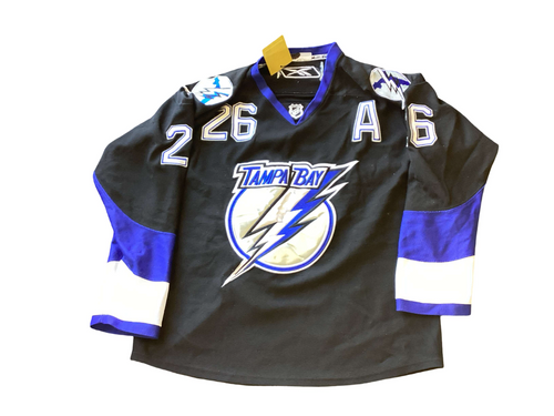 Vist Large View of Product Image Which is Used Reebok Hockey Tops Senior Royal Blue XL