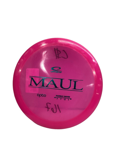 Vist Large View of Product Image Which is Used Latitude 64 MAUL OPTO Disc Golf Driver Pink