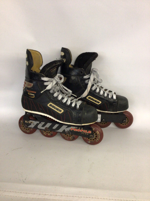Vist Large View of Product Image Which is Used Bauer SUPREME 4000 Senior Rec Fitness Skates Black Senior 6.5