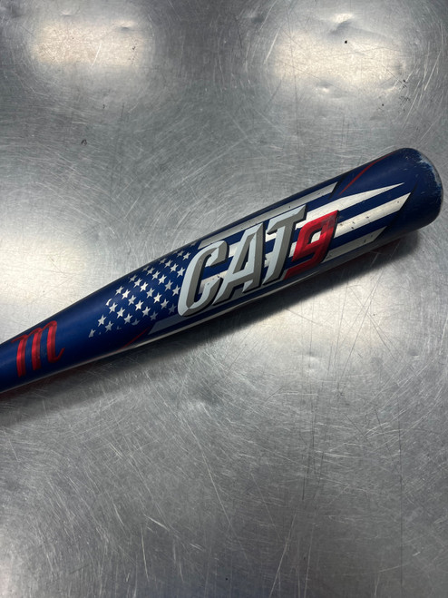 Vist Large View of Product Image Which is Used Marucci CAT 9 AMERICA USSSA 2 3/4 Bat 31/23 -8