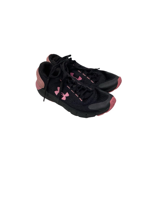 Vist Large View of Product Image Which is Used Under Armour CHARGED Running/X-Train Shoes W Black And Pink