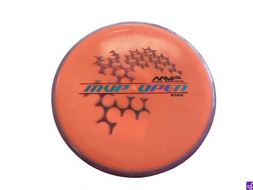 Vist Large View of Product Image Which is Used MVP AXIOM FISSION Disc Golf Mid Range Texas Orange