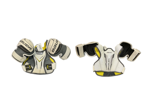 Vist Large View of Product Image Which is Used Bauer SUPREME S170 Youth Shoulder Pads SM