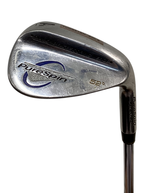 Vist Large View of Product Image Which is Used PURE SPIN DIAMONDFACE Golf Wedge Mens RH Gap/Approach Wedge