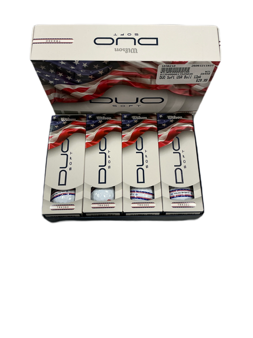 Vist Large View of Product Image Which is New DUO Soft USA Ball 12pk