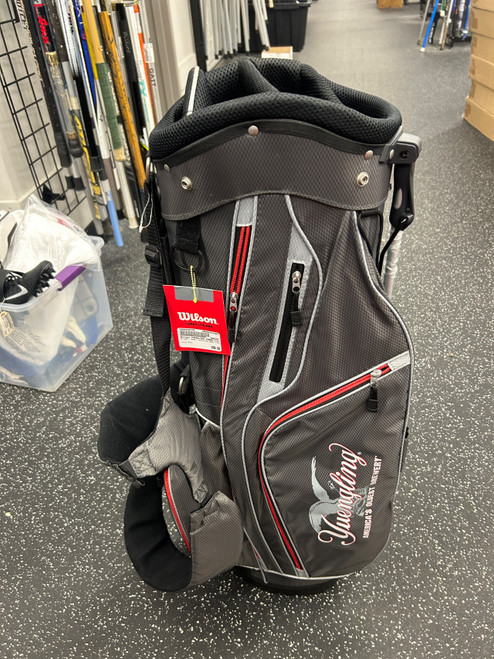 Vist Large View of Product Image Which is Used Wilson YUENGLING CARRY LITE Mens Stand Bag Grey
