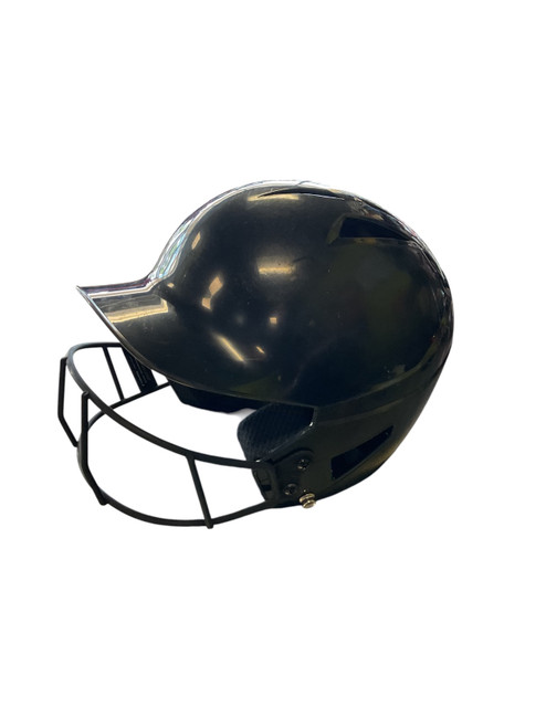 Vist Large View of Product Image Which is Used Champro HELMET W/ MASK Batting Helmet w/Mask Black MD