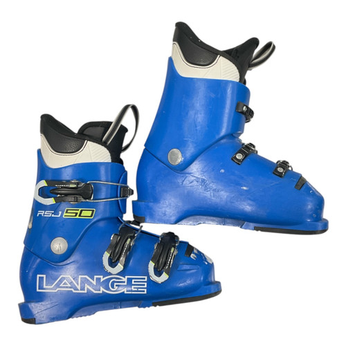 Vist Large View of Product Image Which is Used Lange RSJ 50 Boys DH Ski Boot Royal Blue 205 MP - J01