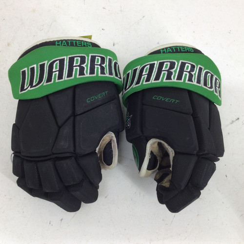Vist Large View of Product Image Which is Used Warrior COVERT PRO 13IN SR HOCKEY GLOVES Senior Gloves Green 13"