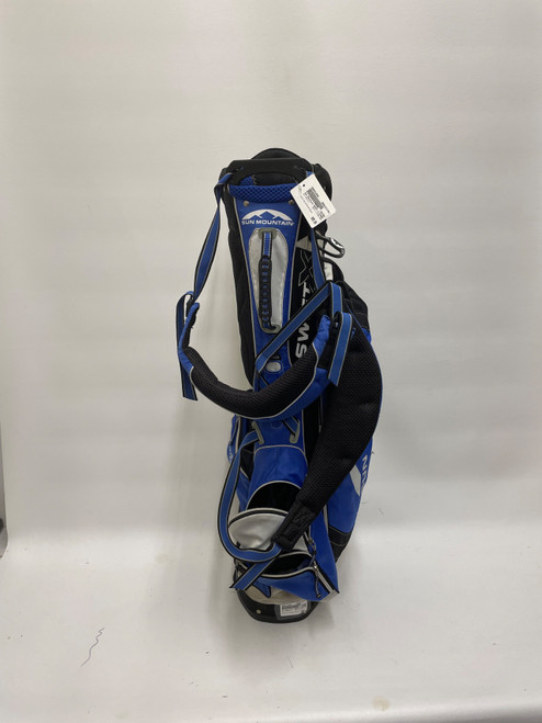Vist Large View of Product Image Which is Used Sun Mountain SWIFT X STAND BAG Mens Stand Bag White/Black/Royal