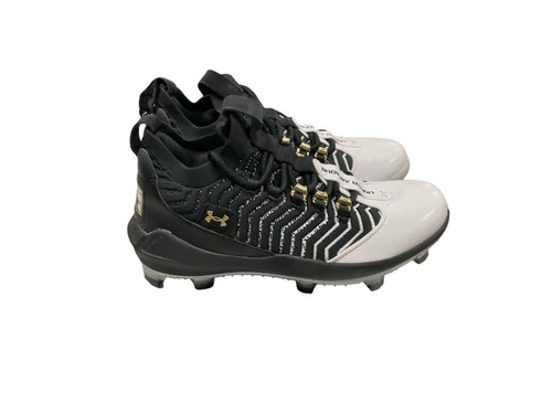 Vist Large View of Product Image Which is Used Under Armour 3027444-001 BB/SB Cleats Black Senior 8.5