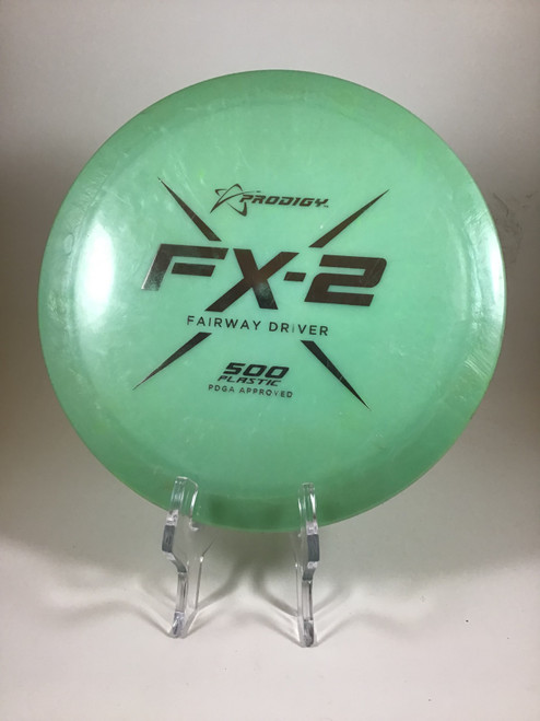 Vist Large View of Product Image Which is Used Prodigy 500 FX-2 Disc Golf Driver Green 175g