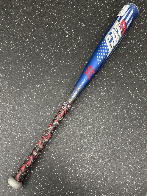 Vist Large View of Product Image Which is Used Marucci CAT 9 AMERICA BBCOR 30/27 -3 High School -3 Bat 30"