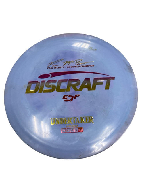 Vist Large View of Product Image Which is Used Discraft ESP UNDERTAKER Disc Golf Driver Maroon 174g