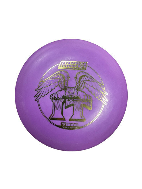 Vist Large View of Product Image Which is Used Innova DX IT Disc Golf Driver Purple 171g