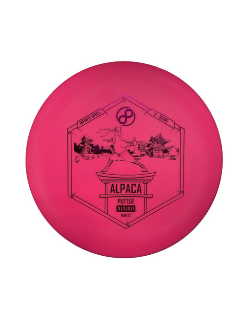 Vist Large View of Product Image Which is Used Infinite Discs D-BLEND ALPACA Disc Golf Putter Pink 175g