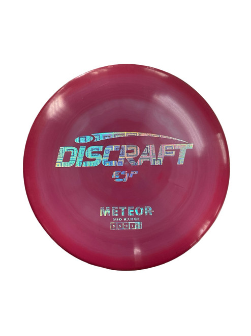 Vist Large View of Product Image Which is Used Discraft ESP METEOR Disc Golf Mid Range Red 174g