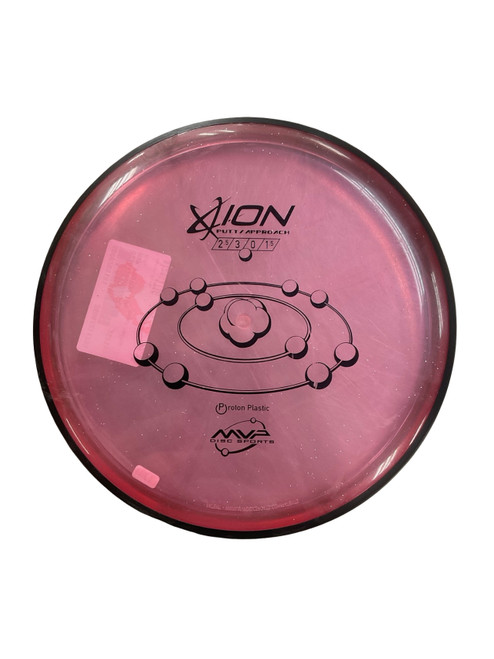 Vist Large View of Product Image Which is Used MVP PROTON ION Disc Golf Putter Pink 171g