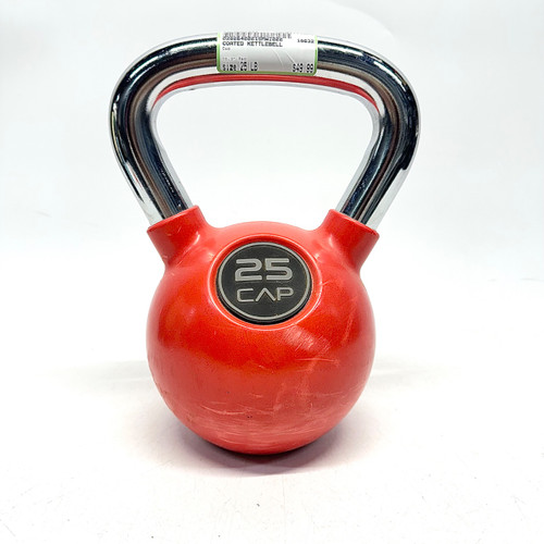 Vist Large View of Product Image Which is Used Cap Kettle Dumbbell (Each) Red 25 lb