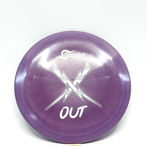 Vist Large View of Product Image Which is Used Gateway STORM ABYSS Disc Golf Driver Purple 174g