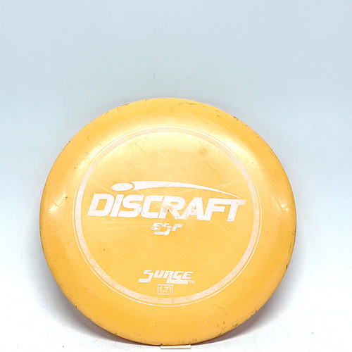Vist Large View of Product Image Which is Used Discraft SURGE ESP Disc Golf Driver Orange 174g