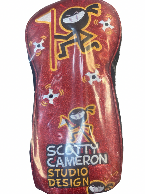 Vist Large View of Product Image Which is Used Titleist SCOTTY CAMERON DRIVER HEADCOVER NINJA Golf Accessory