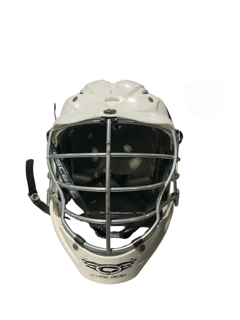 Vist Large View of Product Image Which is Used Cascade CPX-R HELMET Lacrosse Helmet White LG