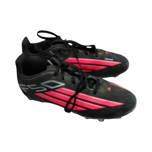 Vist Large View of Product Image Which is Used Adidas F50 Soccer Cleats Black Senior 5