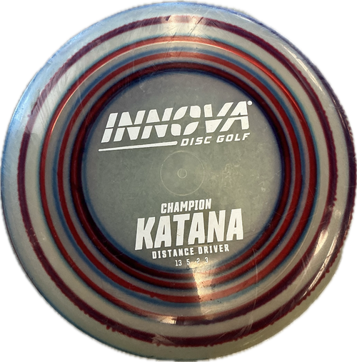 Vist Large View of Product Image Which is Used Innova KATANA Disc Golf Driver Clear