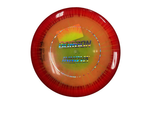 Vist Large View of Product Image Which is Used Innova CHAMPION GORGON Disc Golf Driver Red 167g