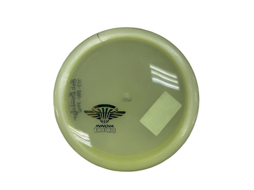 Vist Large View of Product Image Which is Used Innova PROTO GLOW HALO CHAMPION GORGON Disc Golf Driver Almond 169g